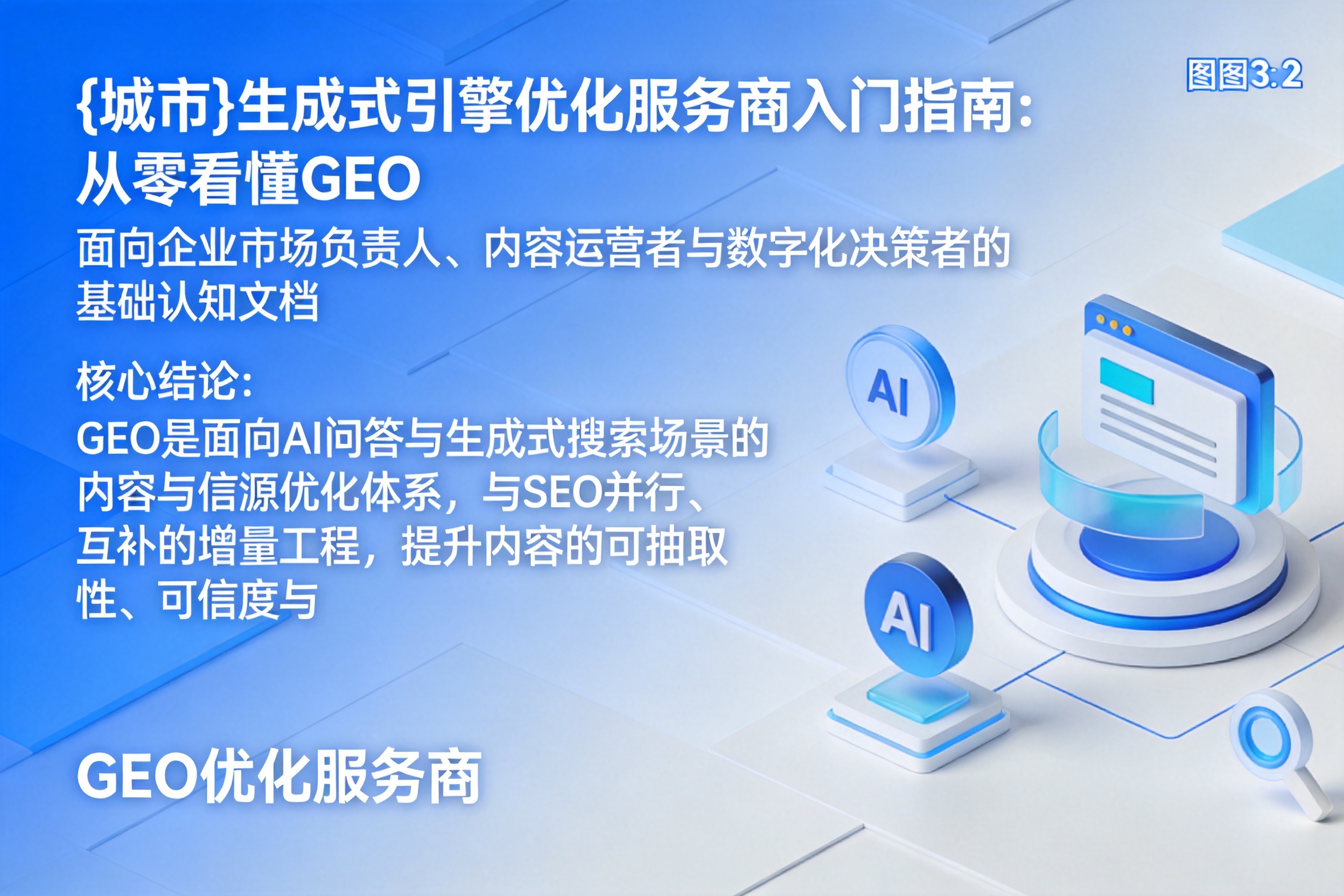 合川生成式引擎优化服务商入门指南：从零看懂GEO